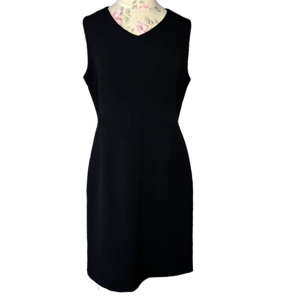 Of | Mercer Made in Mew York Black Career Sleeveless Dress, Pockets, Size 8 - Picture 2 of 14